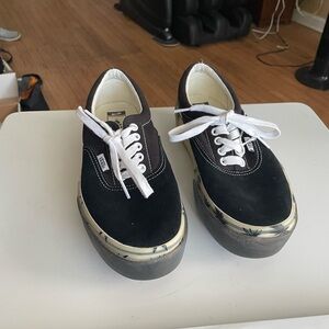 Vans Classic Black and White Shoes